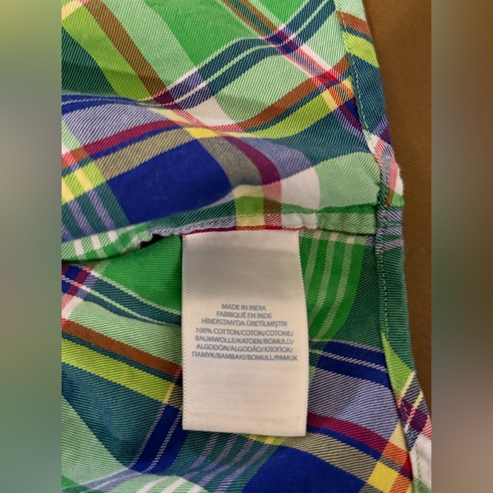Ralph Lauren baby boy button up shirt 6 months - Picture 5 of 5